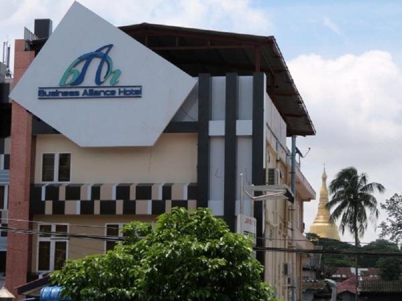 Business Alliance Hotel Yangon Exterior foto